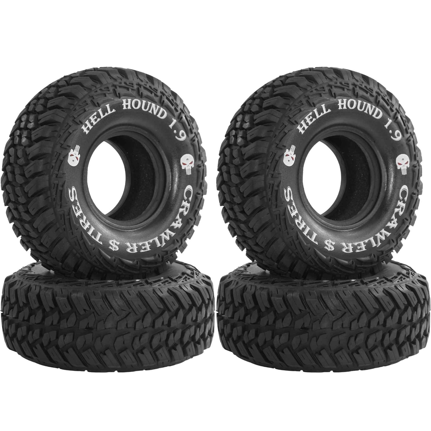 Rc Rock Crawler - 1.9 RC Tires 1/10 Rubber All