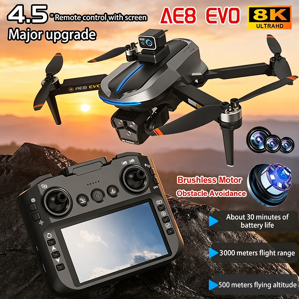 Gps Module Drone - AE8 EVO Drone 4K Professional 5G