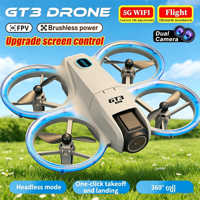 Drone Rc Helicopter With Camera - New Model GT3 MAX Drones Large