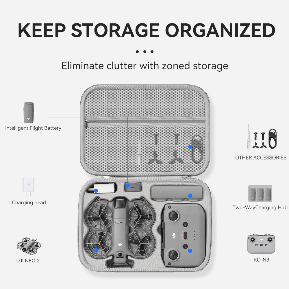 XFJI Travel Organizer Bag for  - Drone Rc N3 reseña y precio