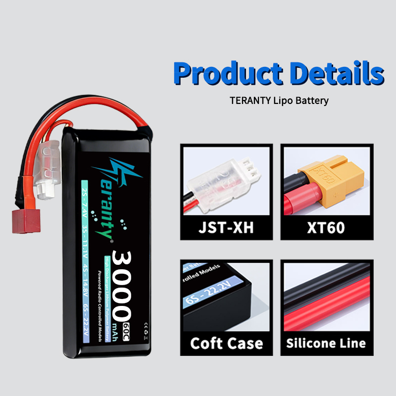 TERANTY 2S 3000mAh Lipo Batter - Drone Lipo Battery reseña y precio