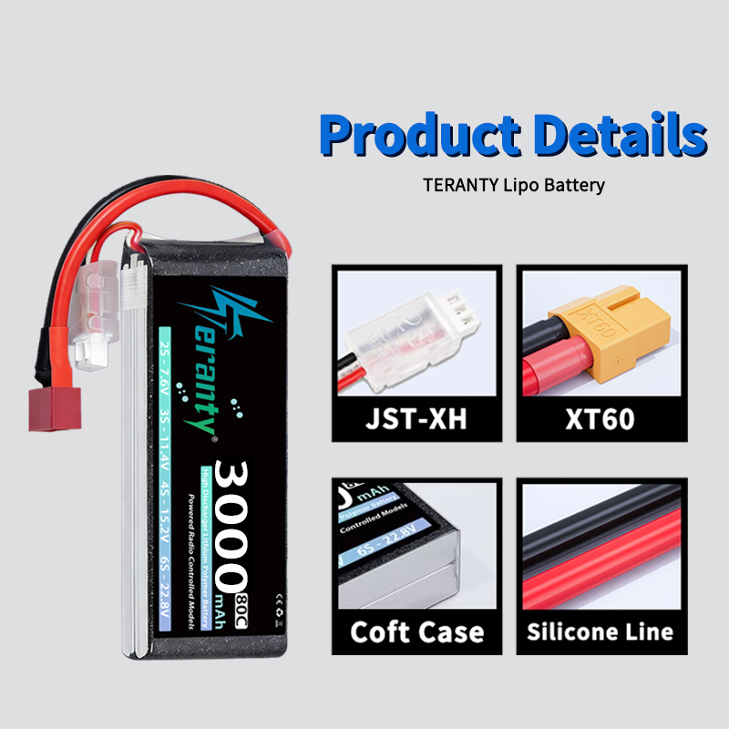 TERANTY 2S 3000mAh Lipo Batter - Drone Lipo Battery reseña y precio