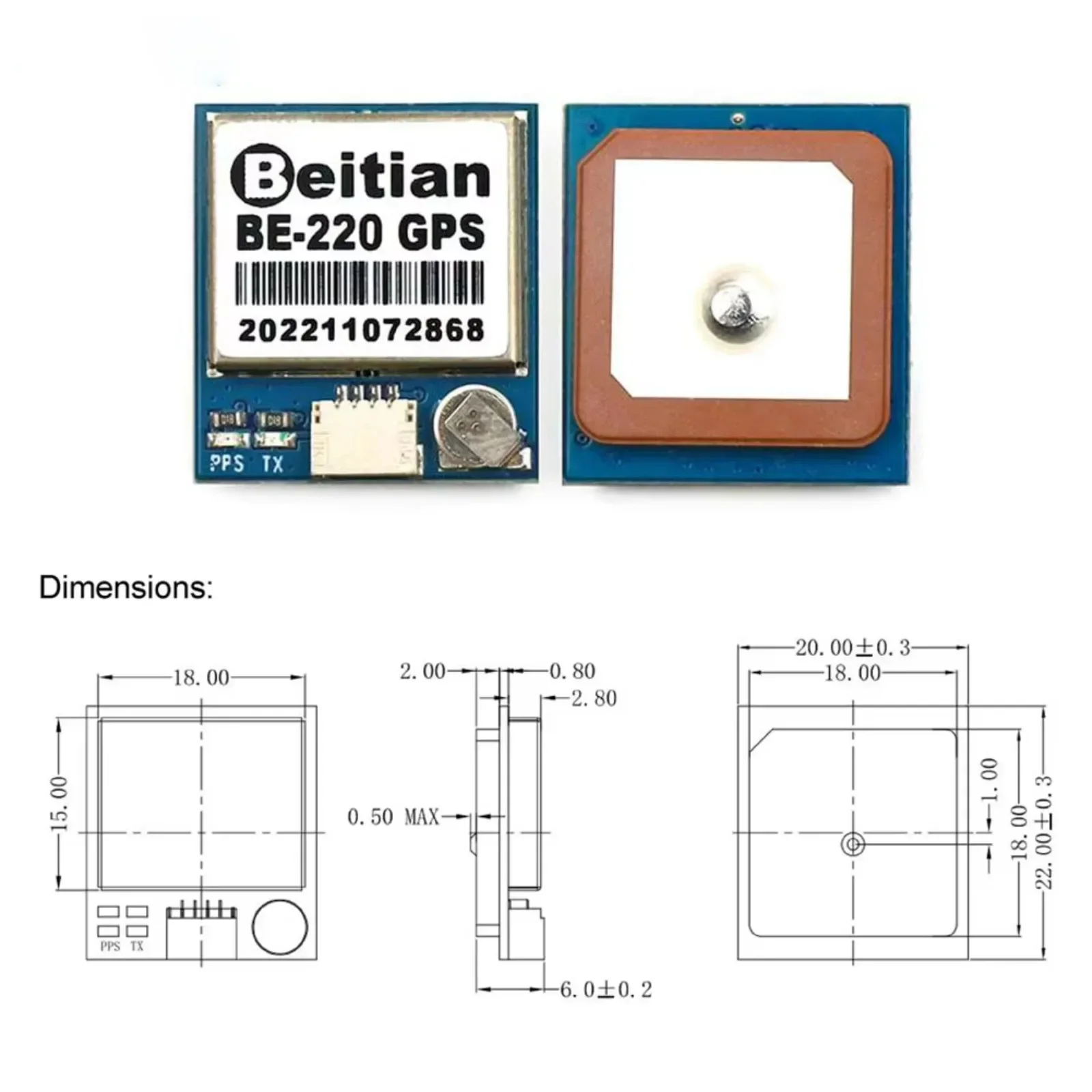 BE-220 M10050 Ultra-Low Power  - Gps Module Drone reseña y precio