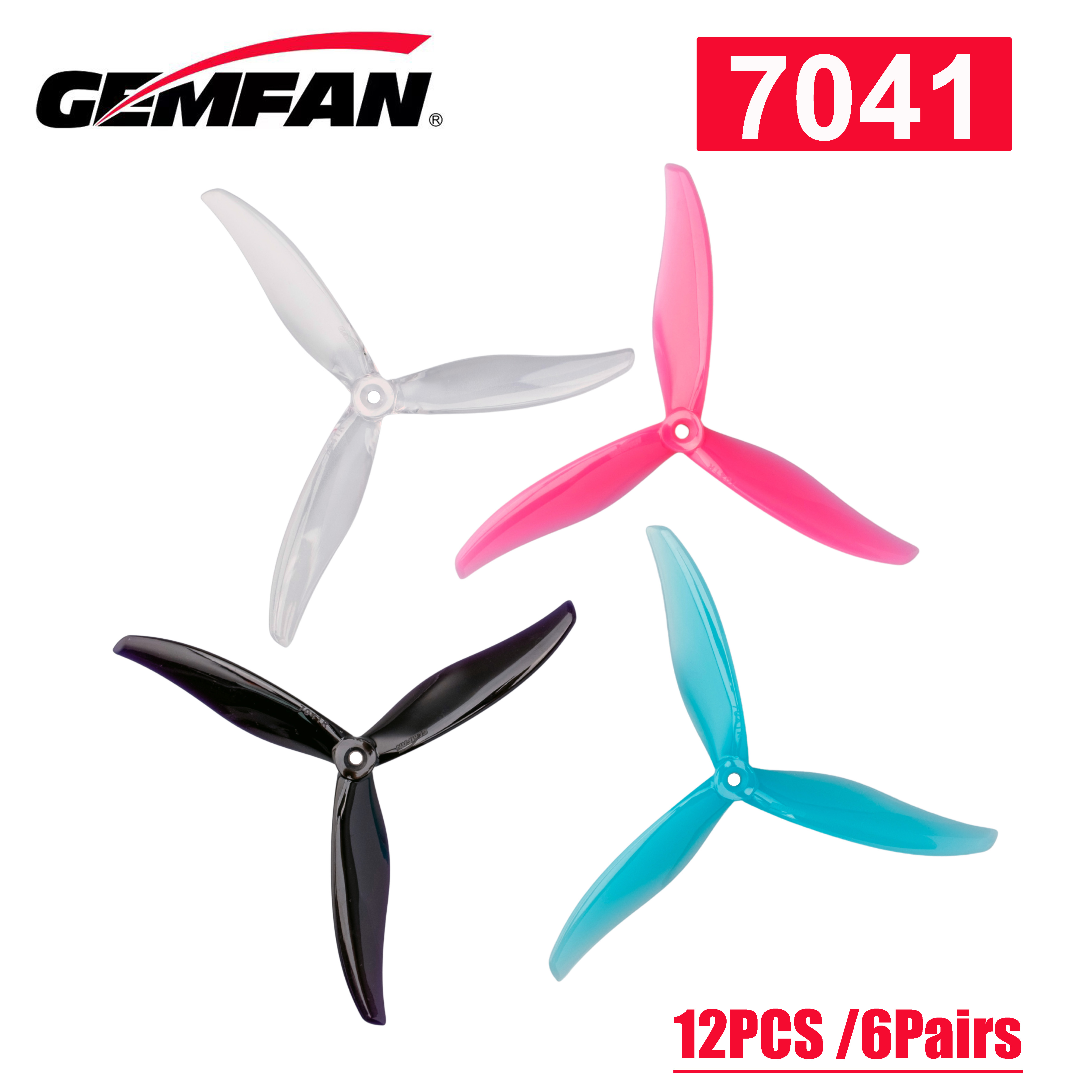 NEW12PCS /6Pairs Gemfan Flash  - Drone Rc Fpv Pro reseña y precio