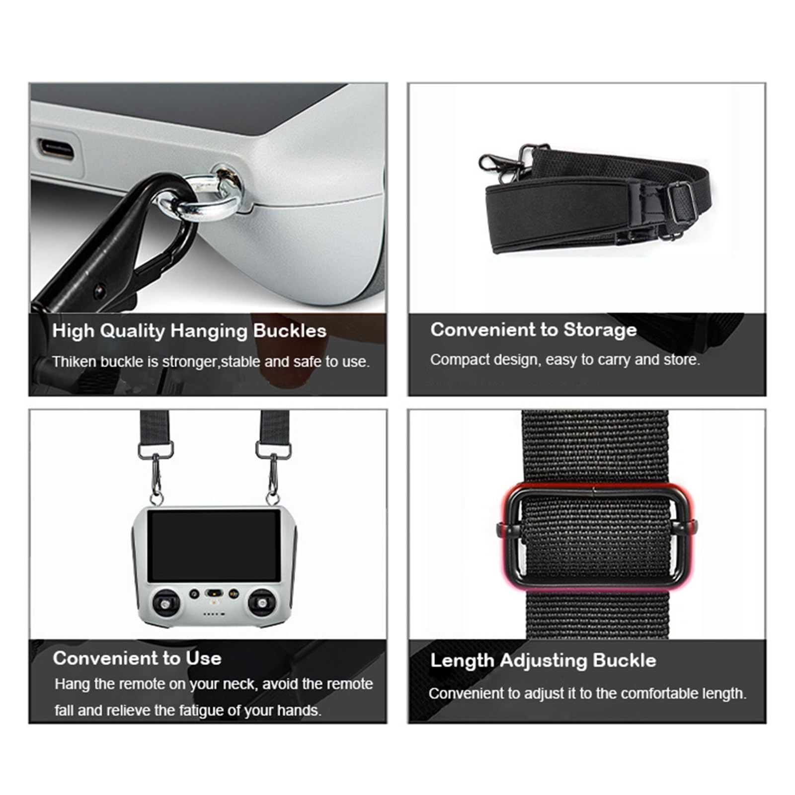 Lanyard Neck Strap for DJI RC/ - Drone Dji Rc 3 reseña y precio