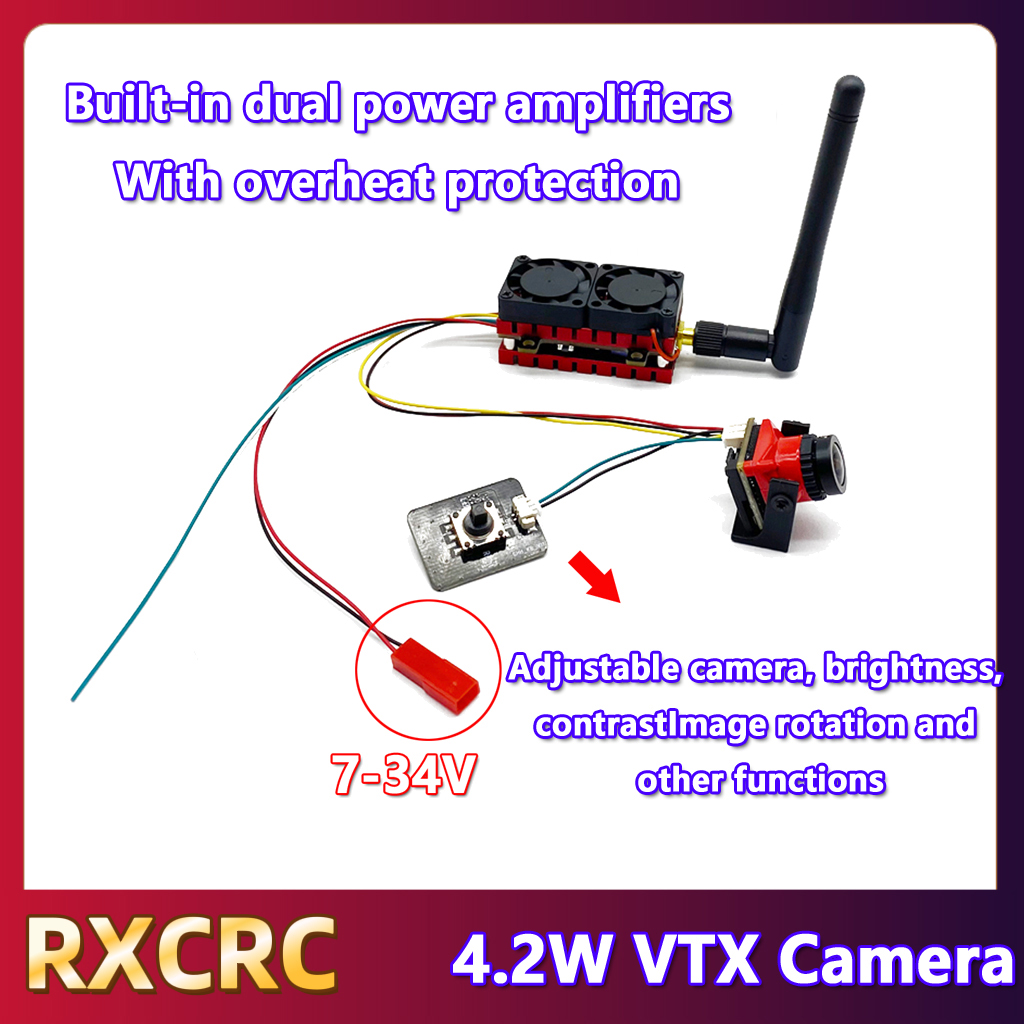RXCRC 5.8G 48CH 4.2W High Powe - Drone Rc Controller reseña y precio