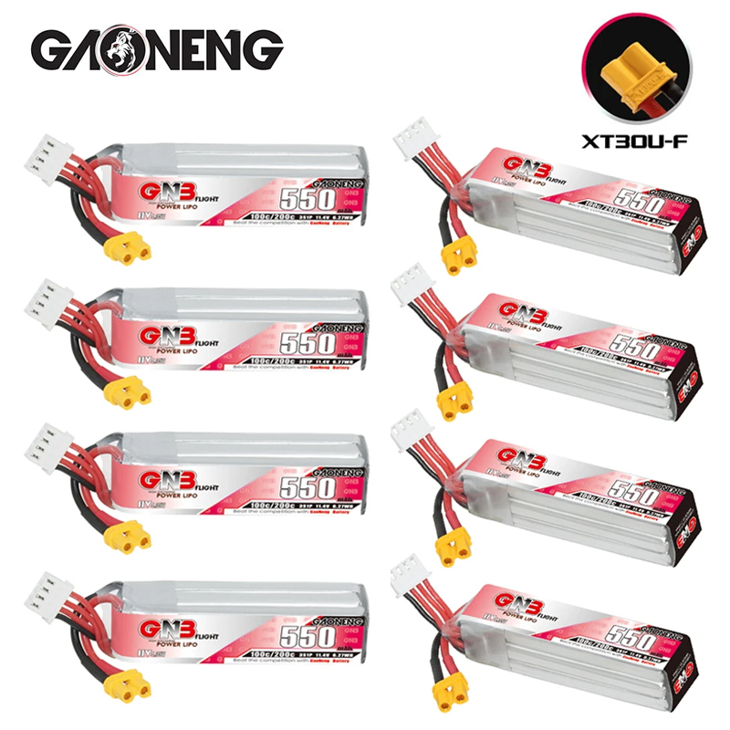 GNB HV 11.4V 550mAh 100C/200C  - Drone Lipo Battery reseña y precio