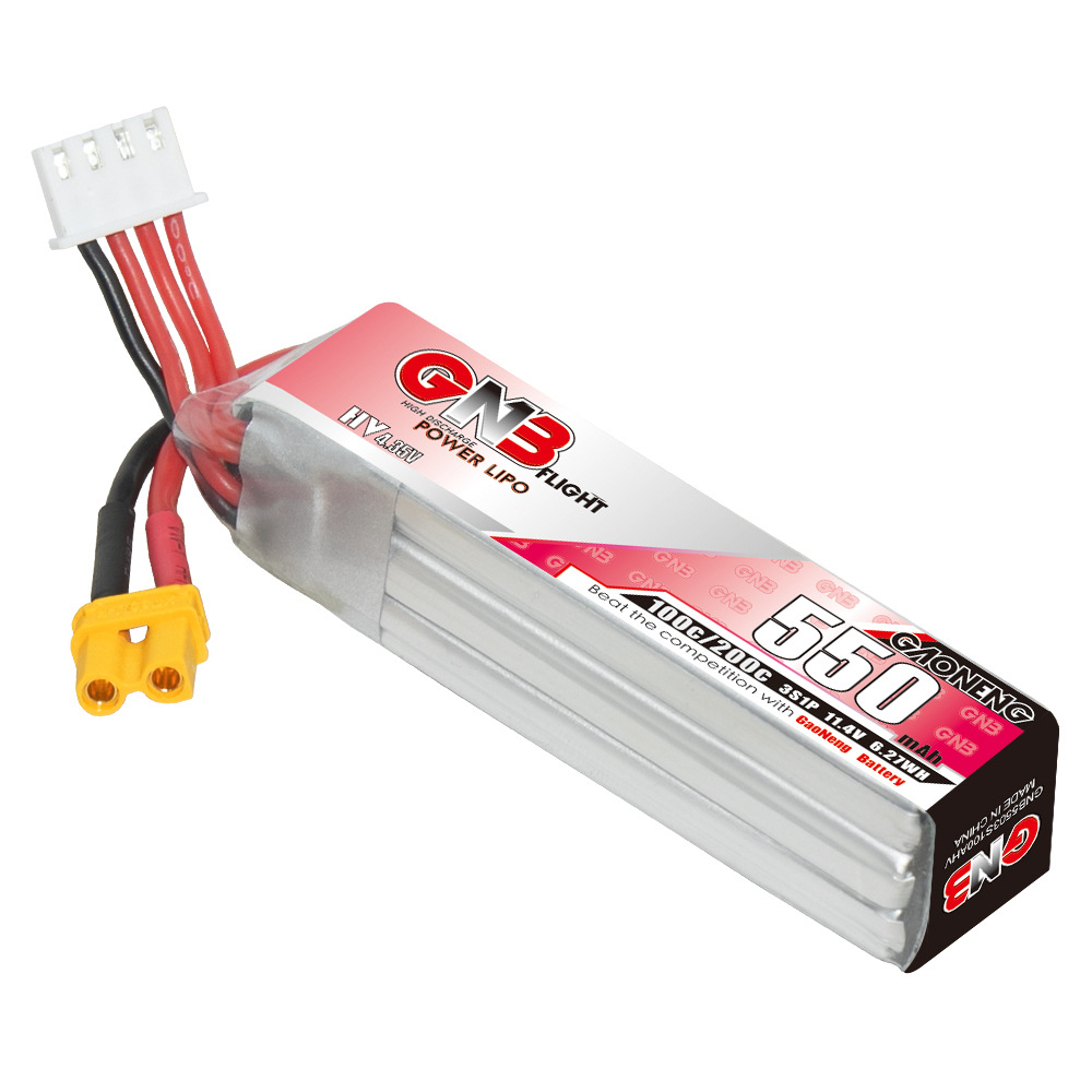 GNB HV 11.4V 550mAh 100C/200C  - Drone Lipo Battery reseña y precio