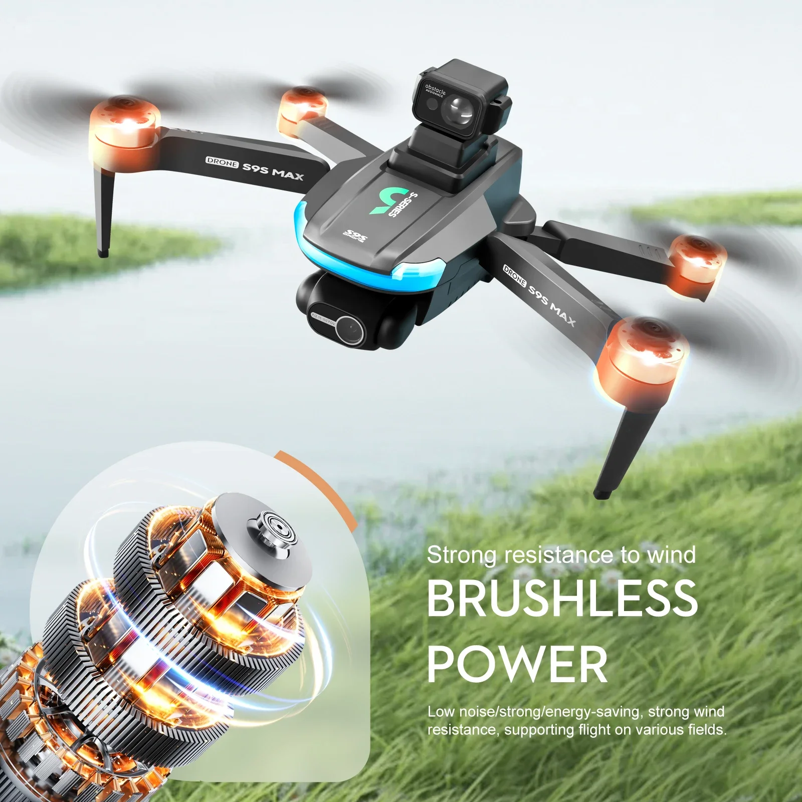 NEW S9S MAX MINI Drone 4K 2-Ax - Drone Rc Helicopter With Camera reseña y precio