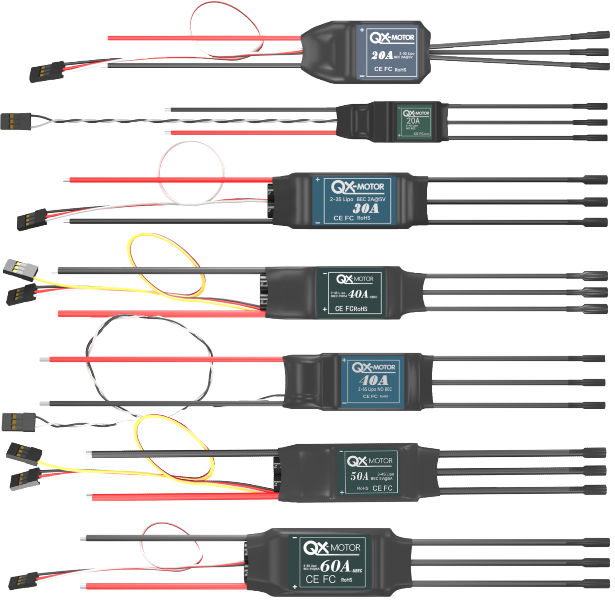 QX-MOTOR Brushless ESC series  - Drone Rc Boat reseña y precio