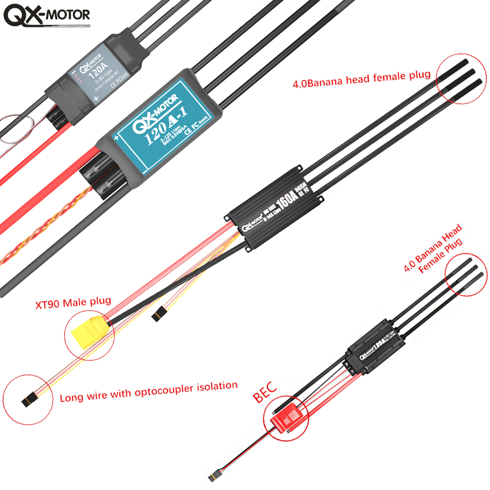 QX-MOTOR Brushless ESC series  - Drone Rc Boat reseña y precio
