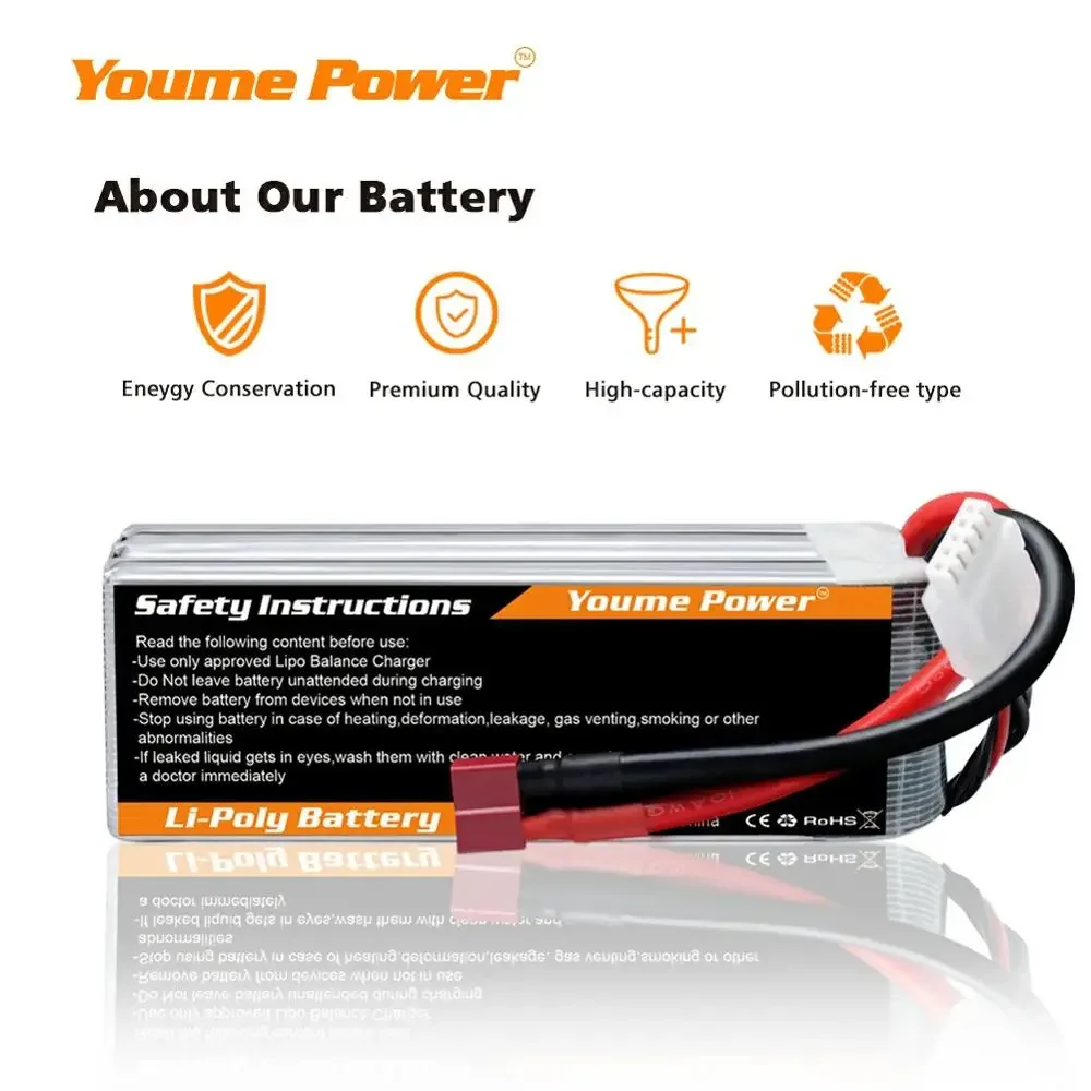 4S 14.8V Lipo Battery 3300mah  - Drone Rc Boat reseña y precio