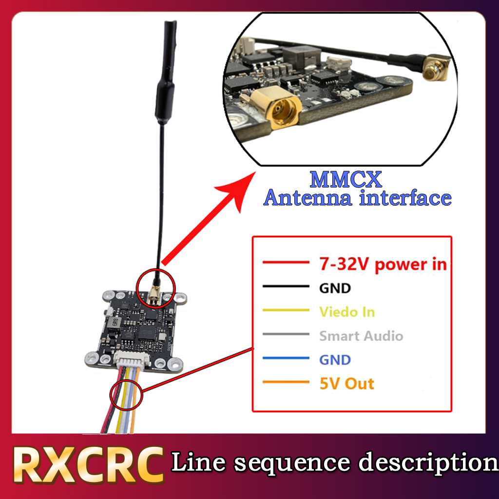 RXCRC 5.8G Module 48CH 1.6W VT - Drone Rc Controller reseña y precio