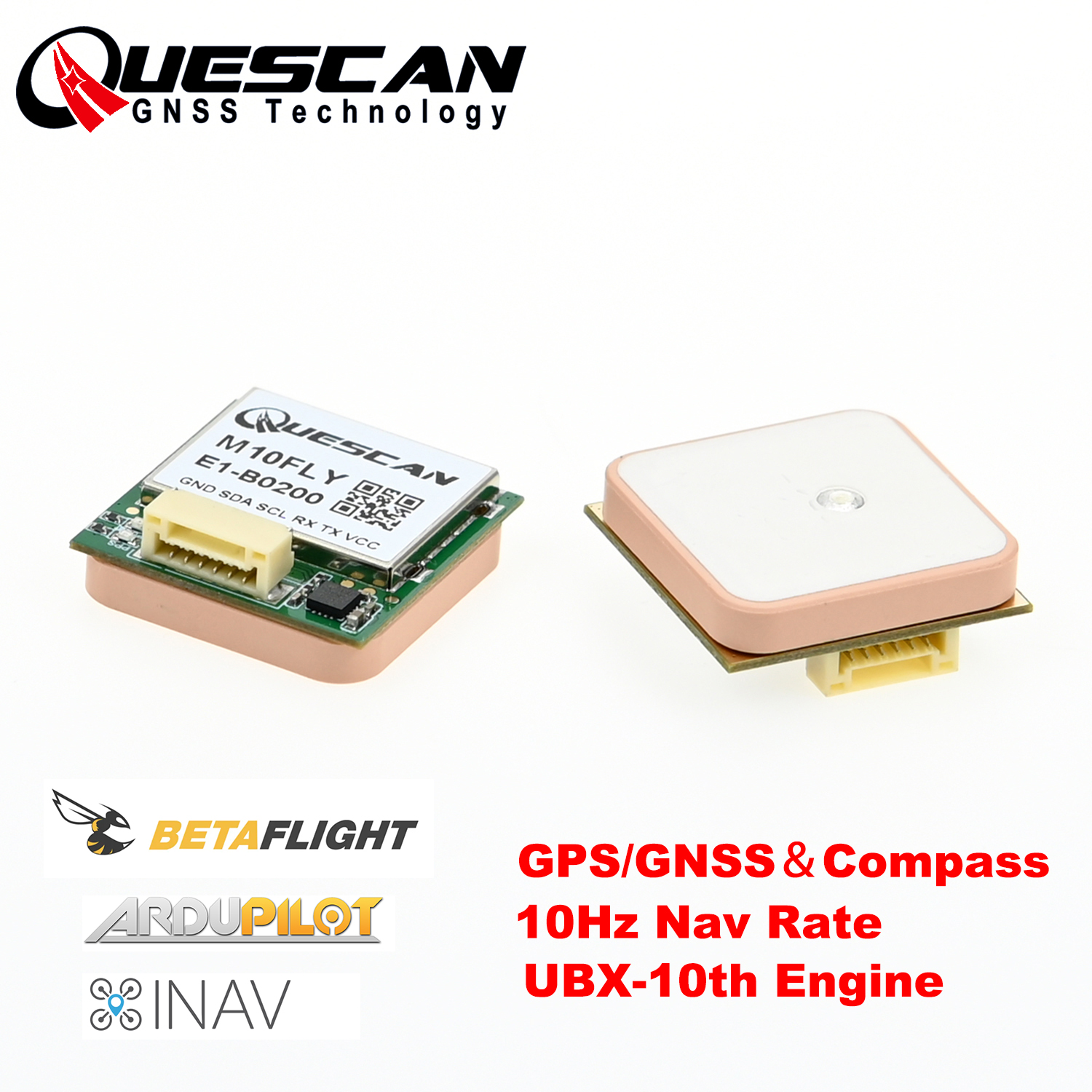 Quescan 25mm*25mm M10FLY 10Hz  - Gps Module Drone reseña y precio