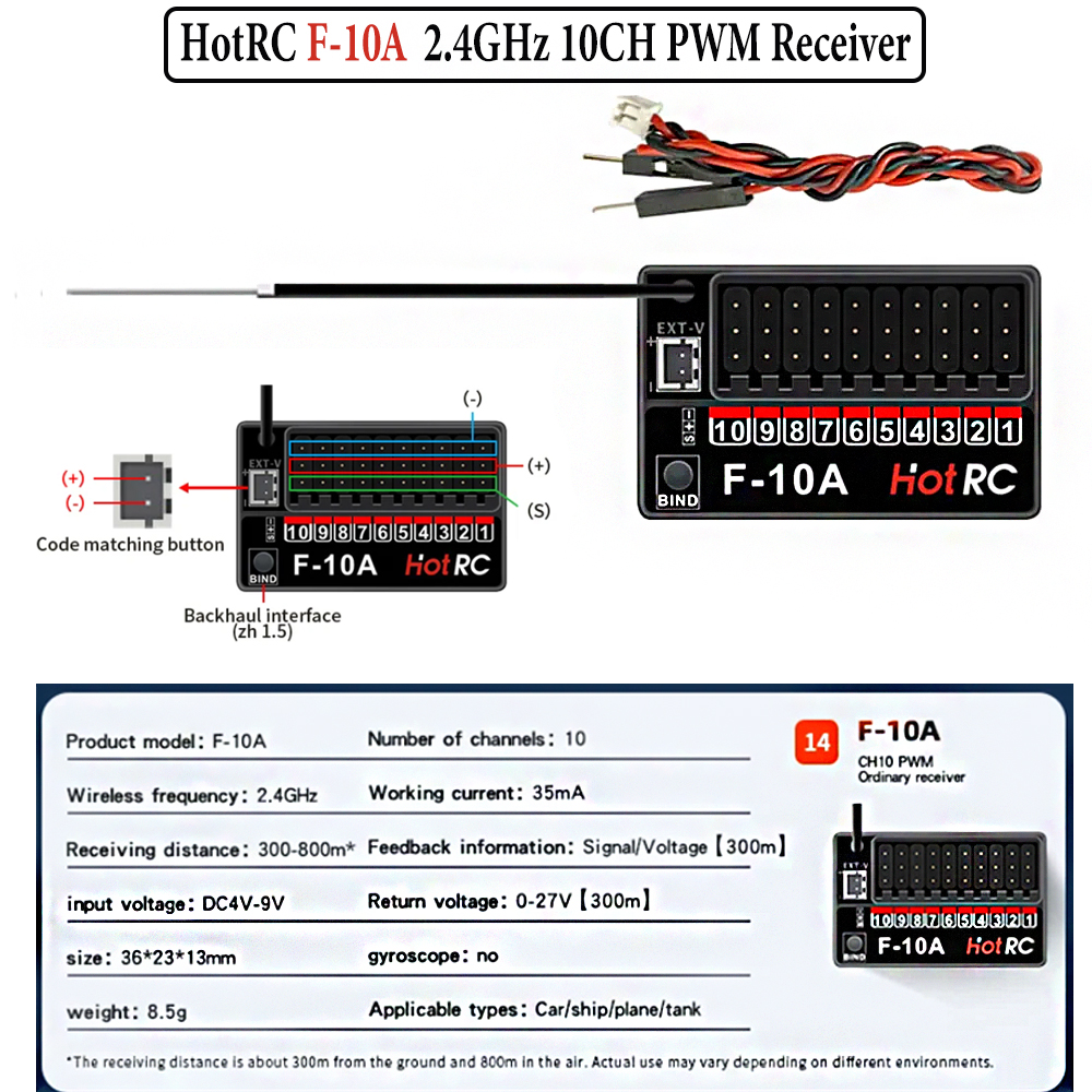 Hotrc Hot rc HT-10A HT10A 2.4G - Drone Rc Aircraft reseña y precio