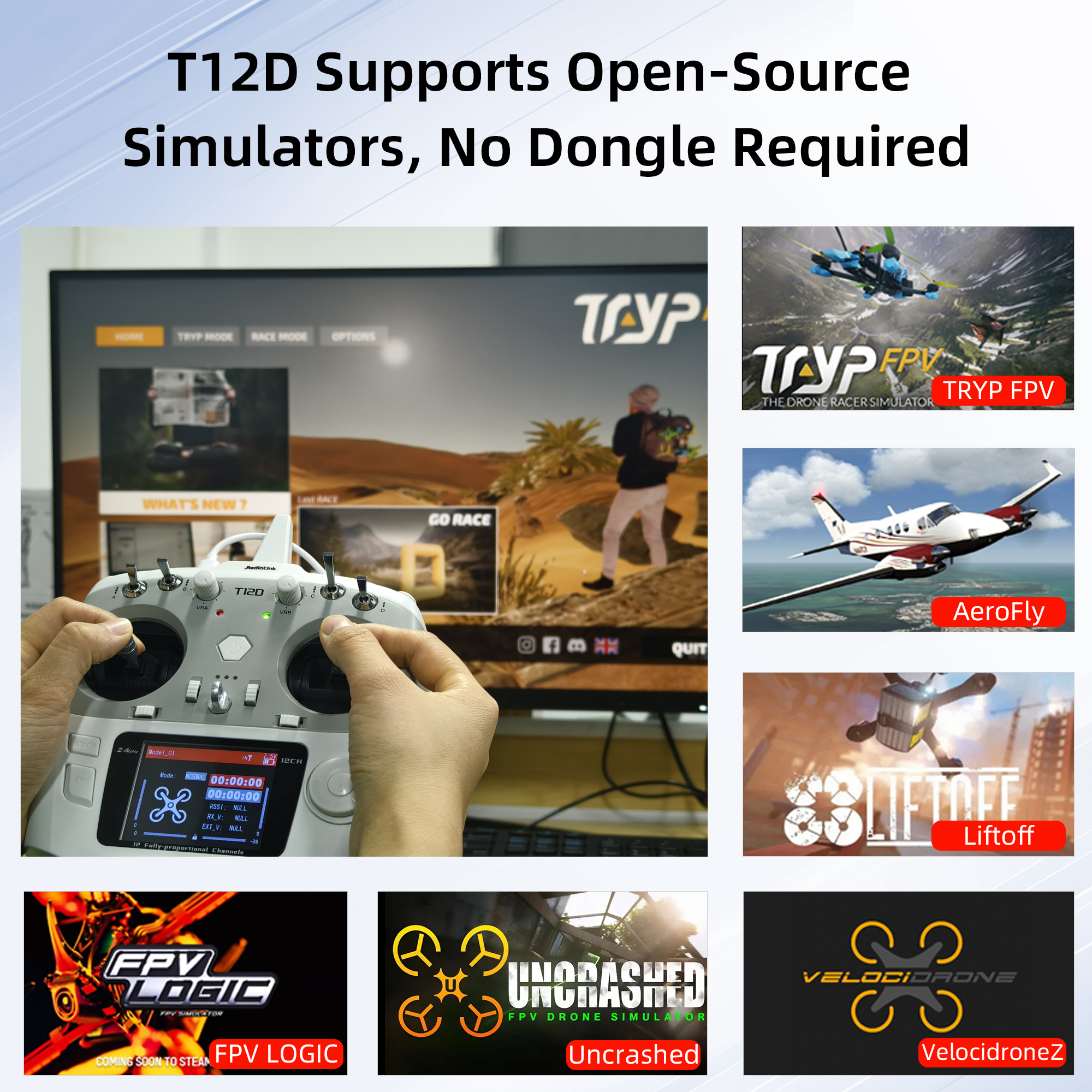 Radiolink T12D ELRS 12 Channel - Drone Rc Boat reseña y precio