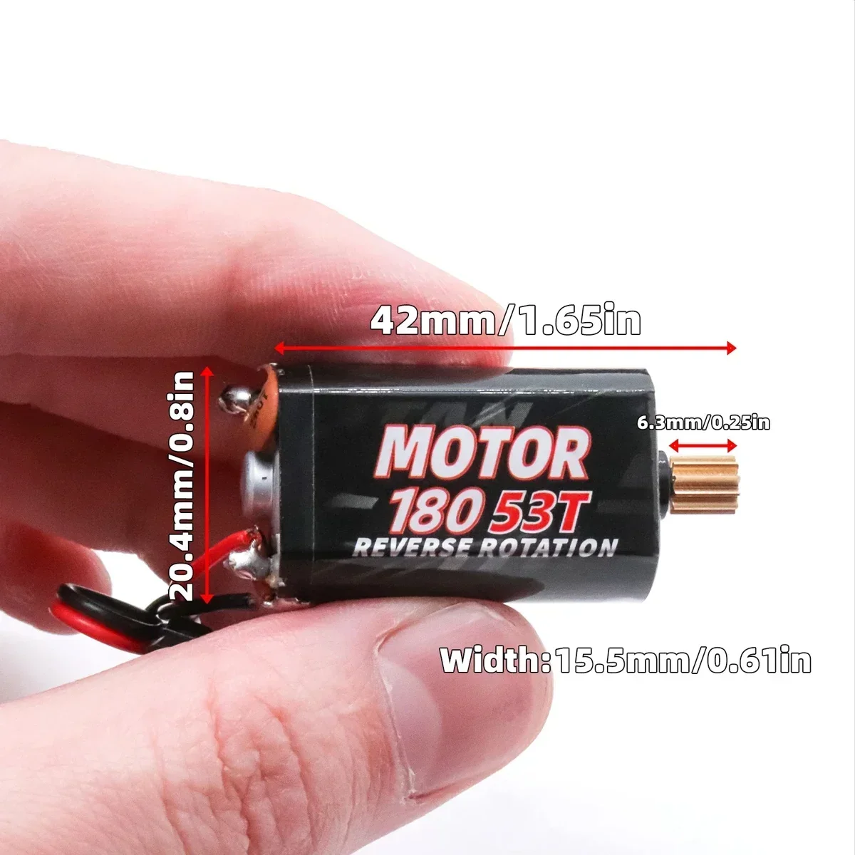 NEEBRC 180 Brushed Motor 53T 6 - Rc Rock Crawler reseña y precio