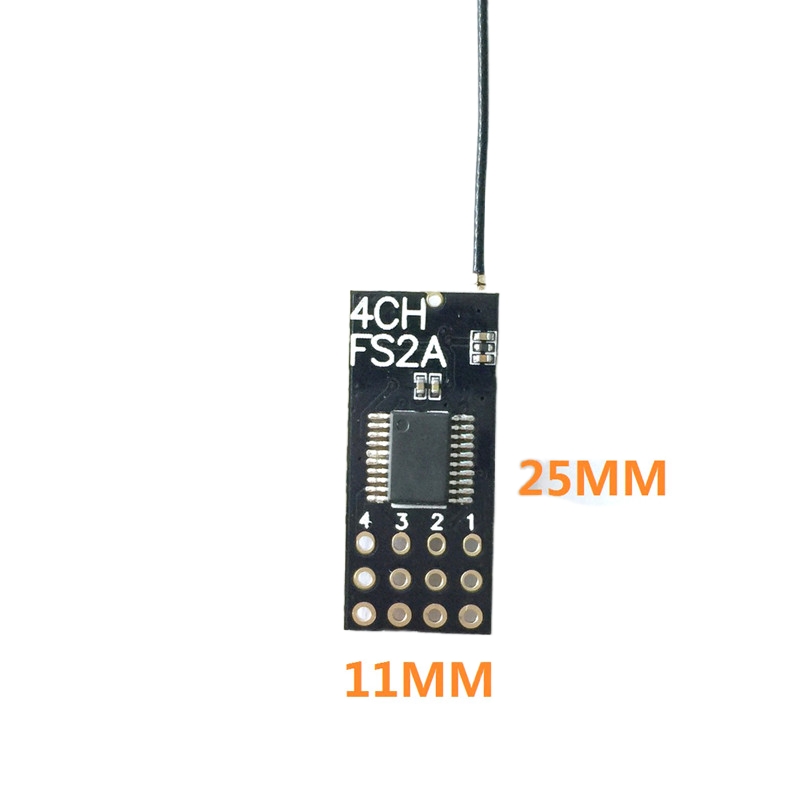 Flysky FS2A Mini Receiver 4CH  - Drone Lipo Battery reseña y precio