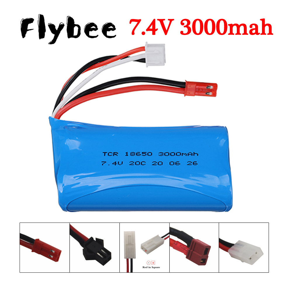 7.4V 3000mAh 18650 Li-ion Bate - Drone Lipo Battery reseña y precio