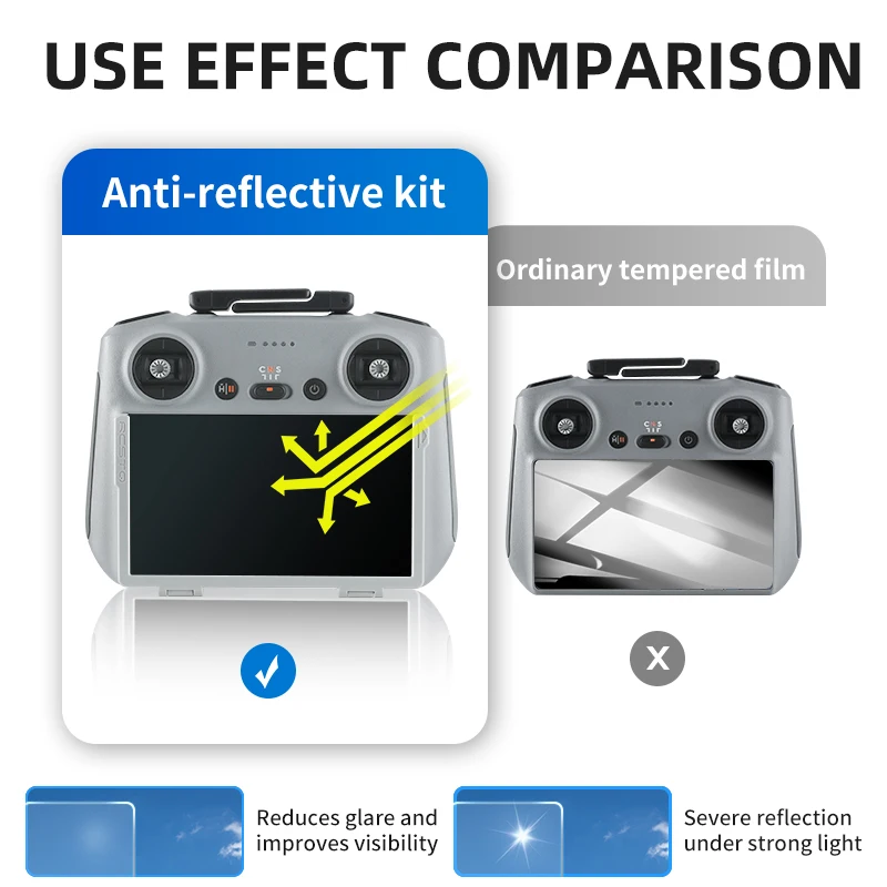 RCSTQ Anti-reflective Film For - Drone Dji Rc 3 reseña y precio