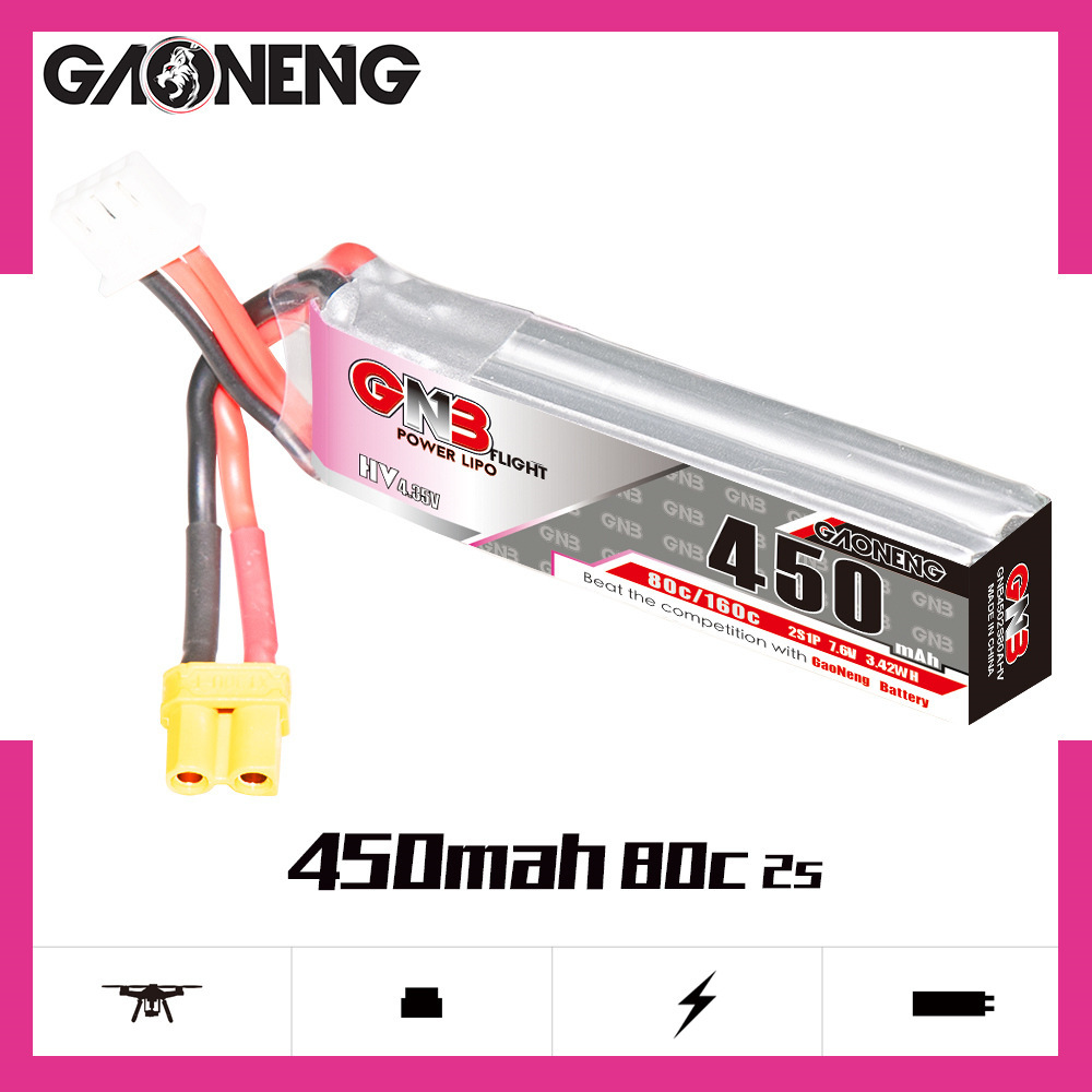 GNB LiPo Battery HV 2S 7.6V 45 - Drone Lipo Battery reseña y precio