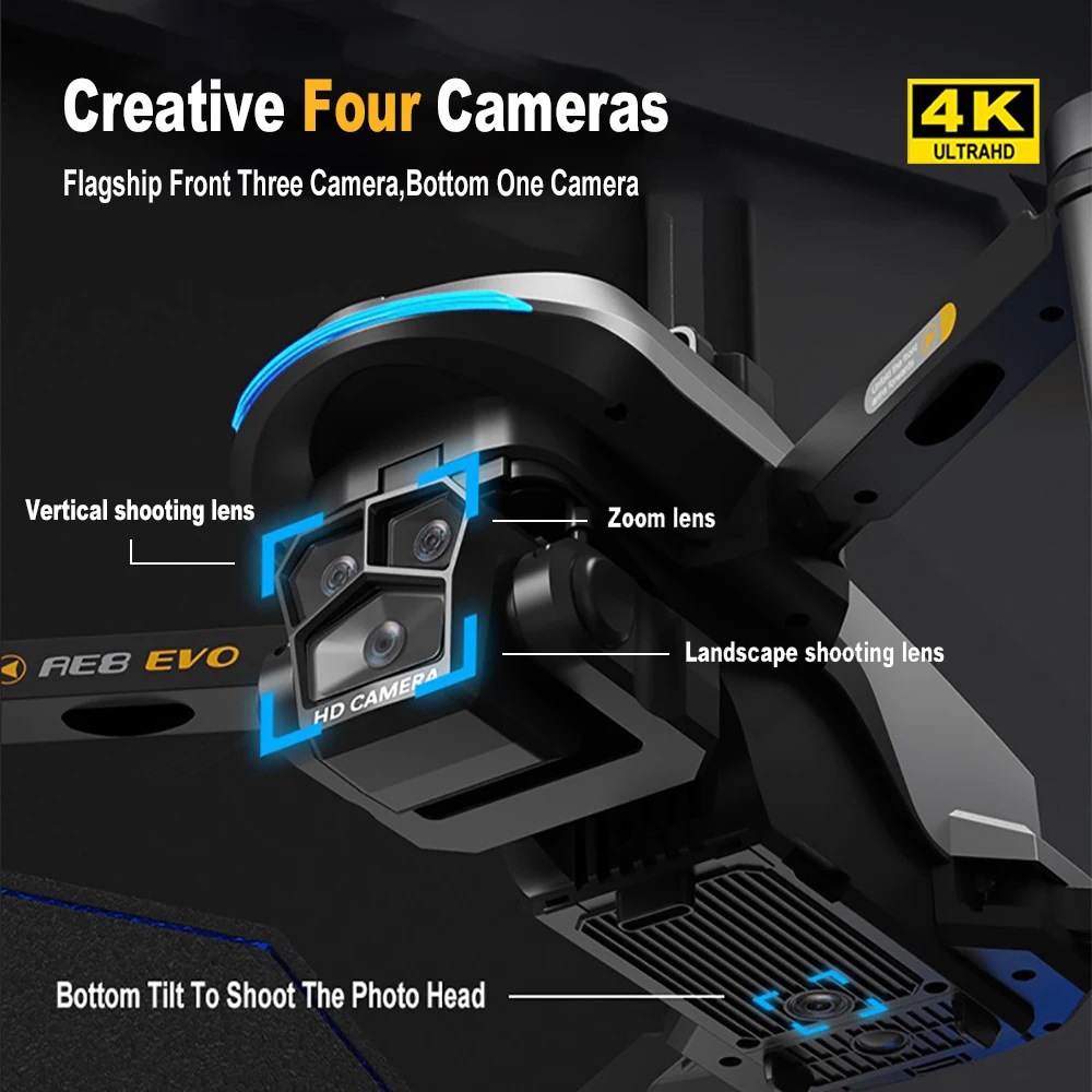 AE8 EVO Drone 4K Professional  - Gps Module Drone reseña y precio