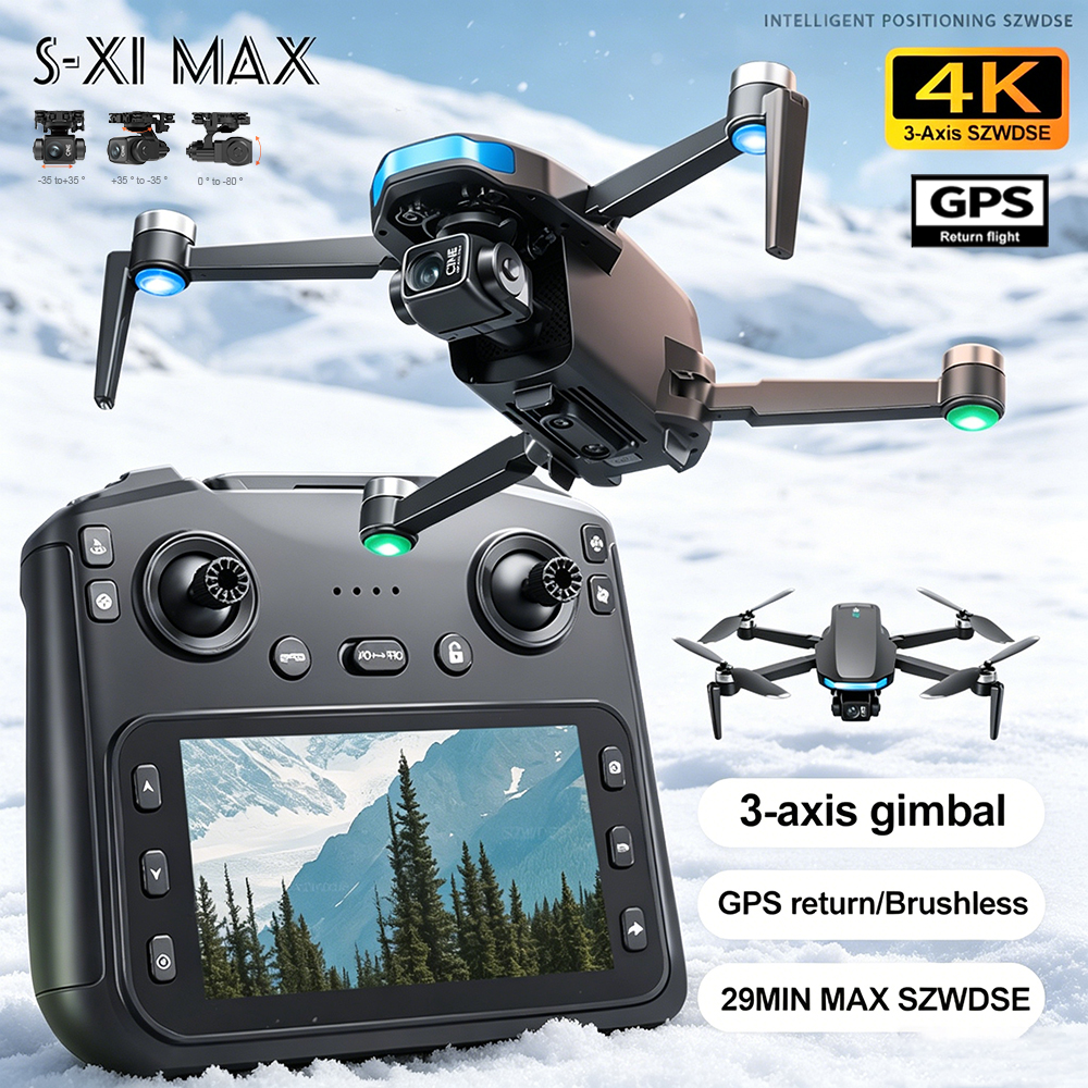 New S-X1 MAX Drone GPS 8K Prof - Gps Module Drone reseña y precio