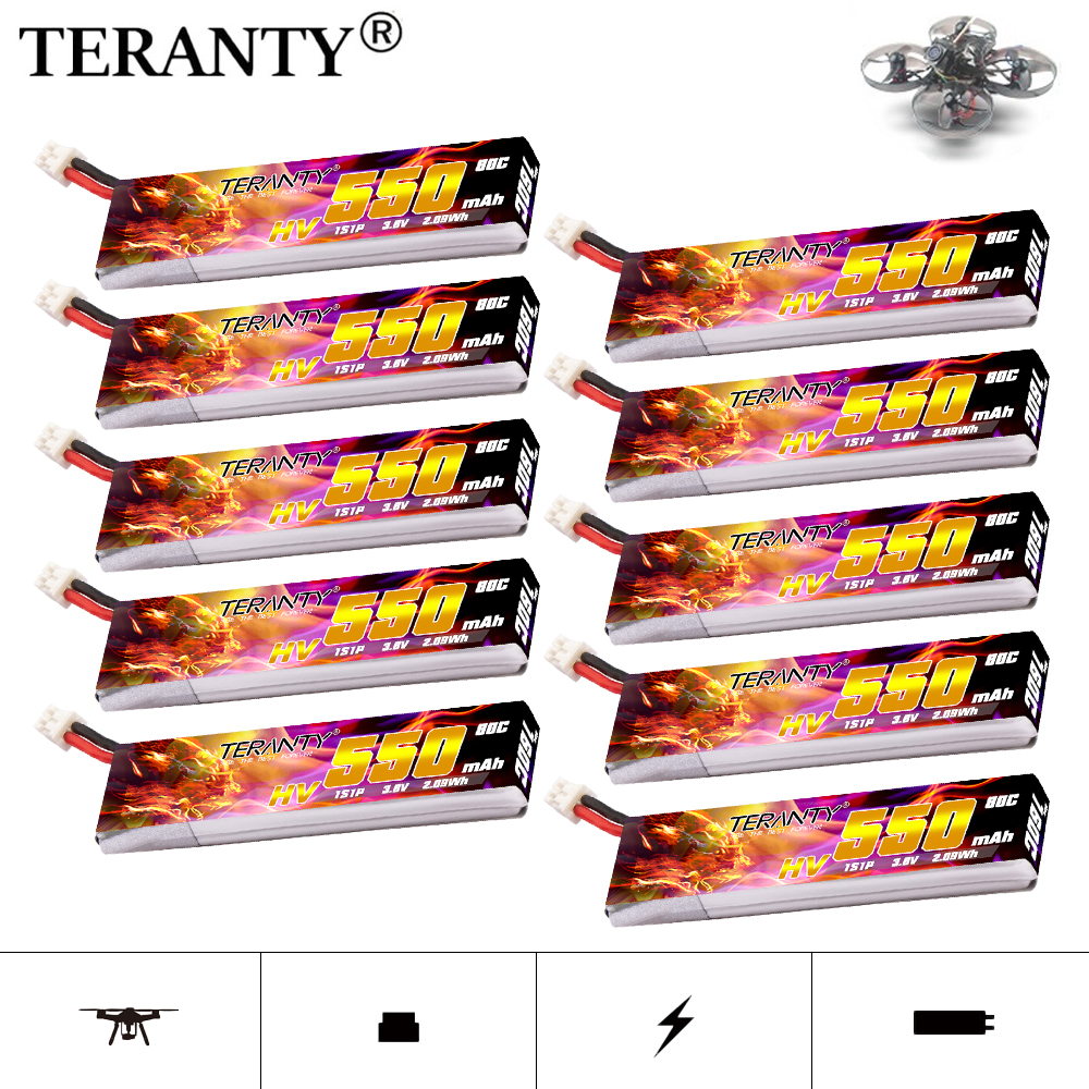 TERANTY HV 1S 3.8V 550mAh 80C/ - Drone Lipo Battery reseña y precio