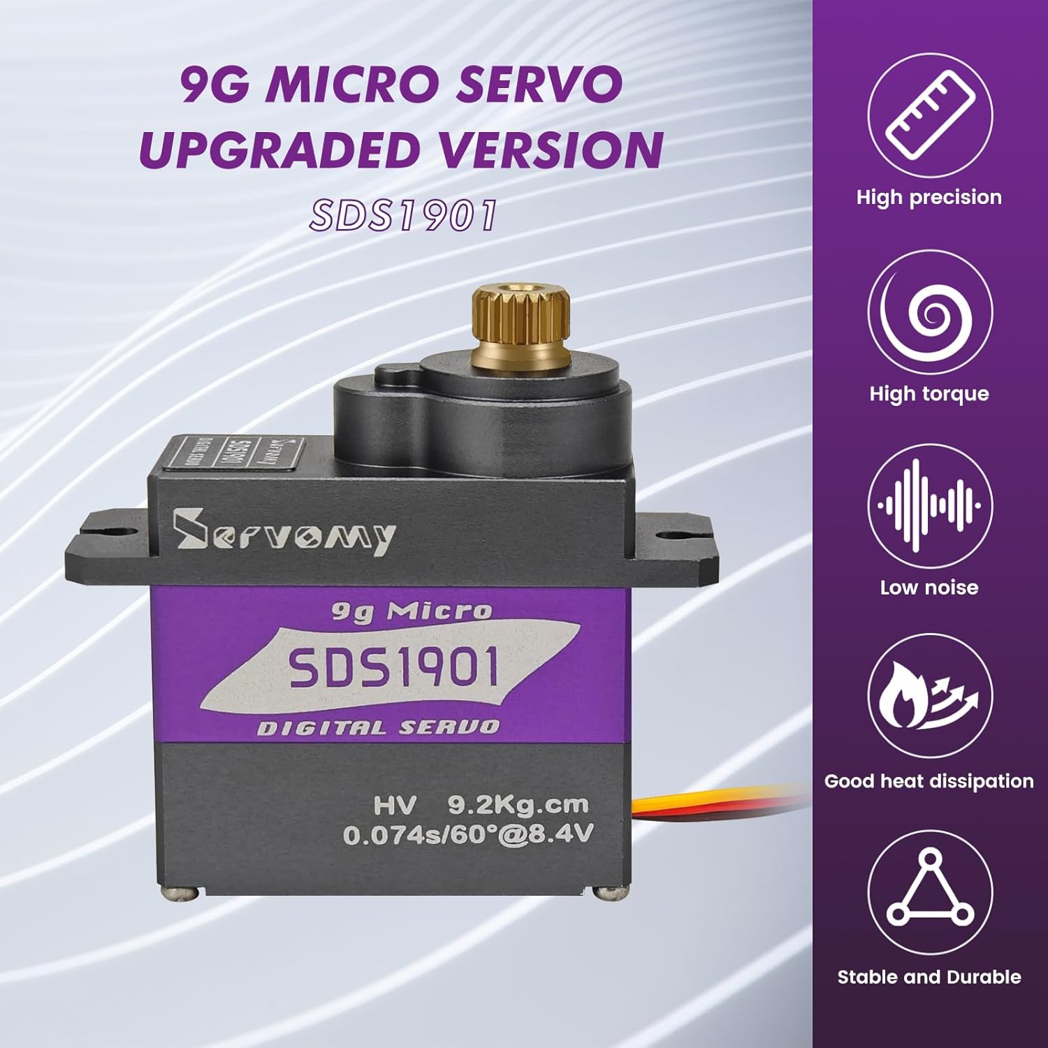 SERVOMY-SDS1901 Digital 9G Mic - Drone Rc Car reseña y precio