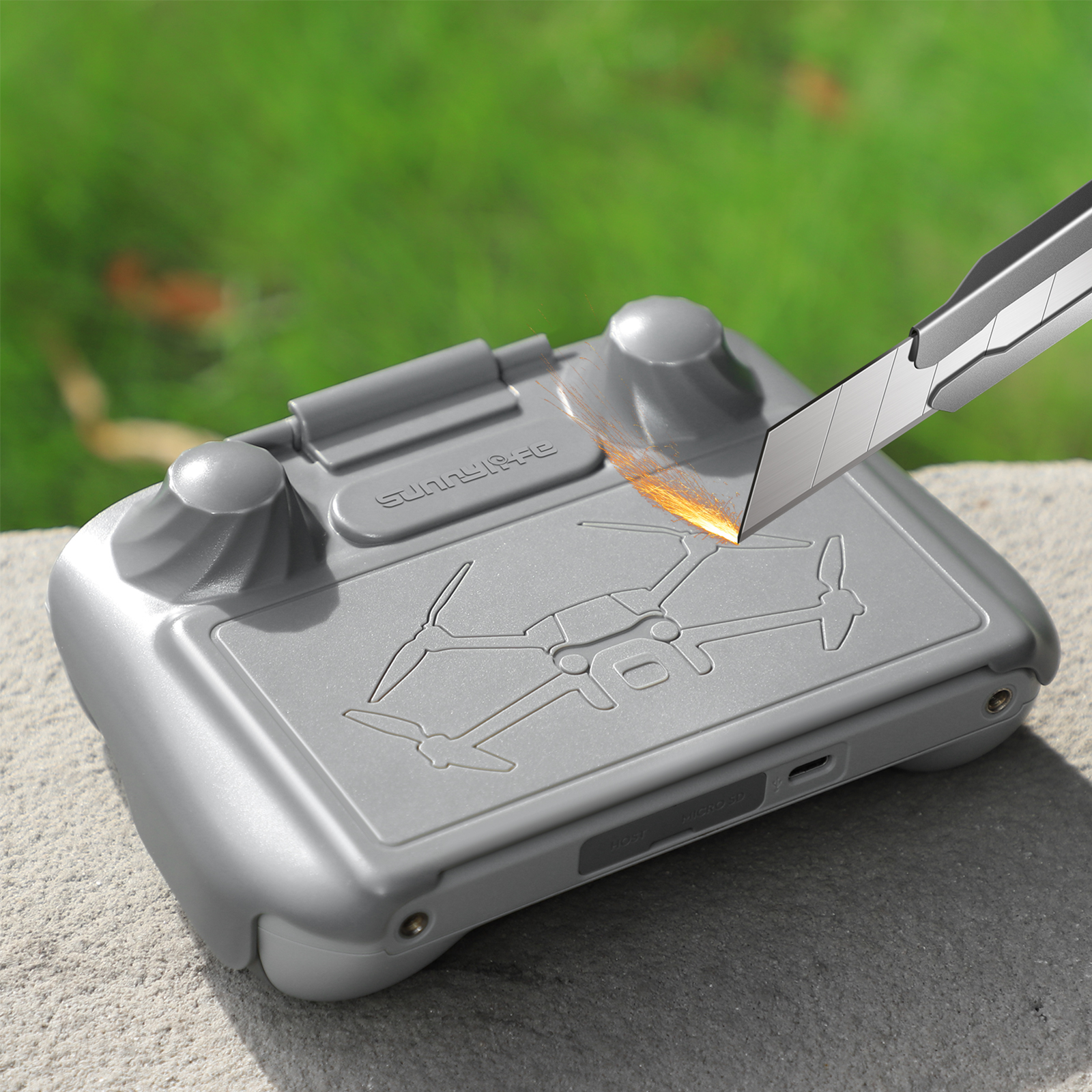 Scratch Proof TPU Case for DJI - Drone Dji Rc 3 reseña y precio