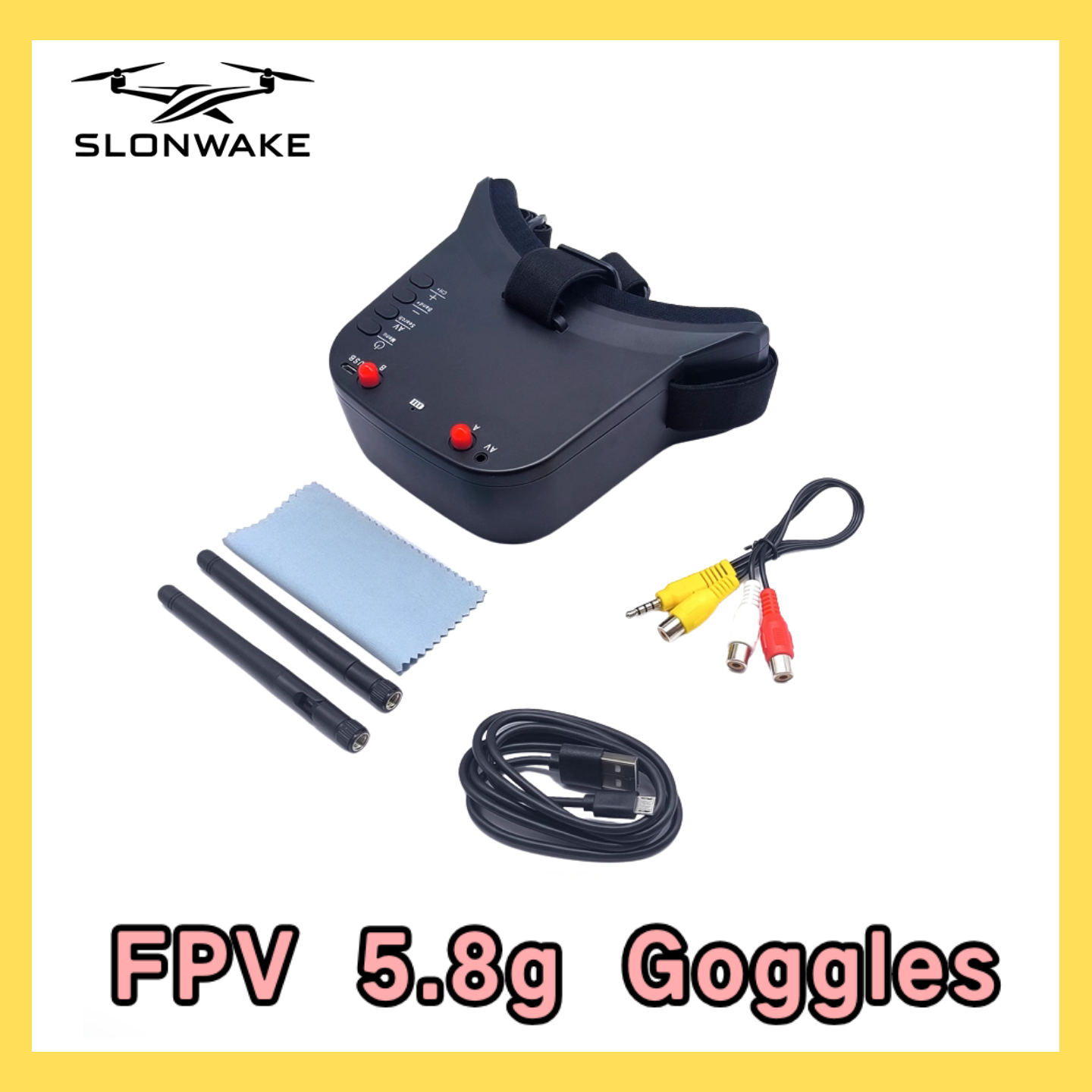 SLONWAKE 5.8G 48CH FPV 400mw V - Drone Rc Camera reseña y precio