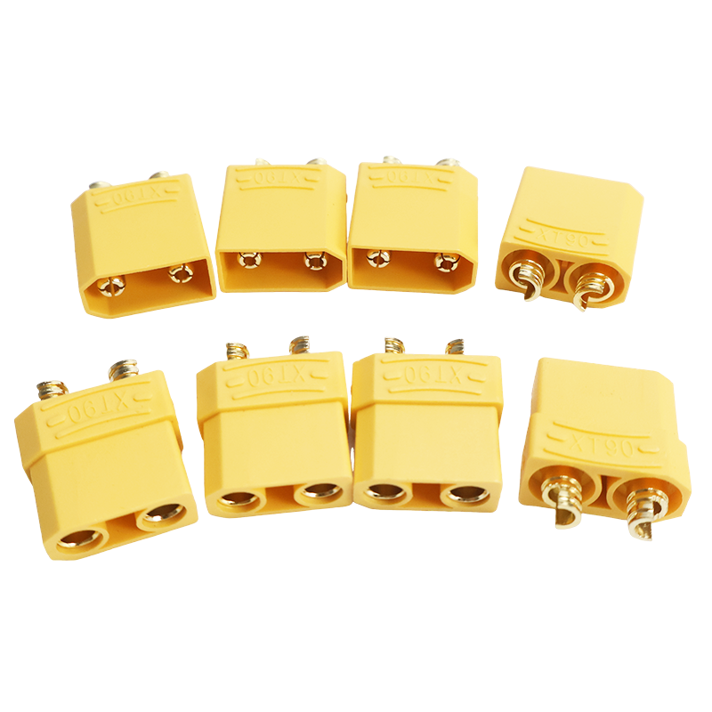 4Pcs Yellow XT90 Plug Male Fem - Drone Rc Boat reseña y precio