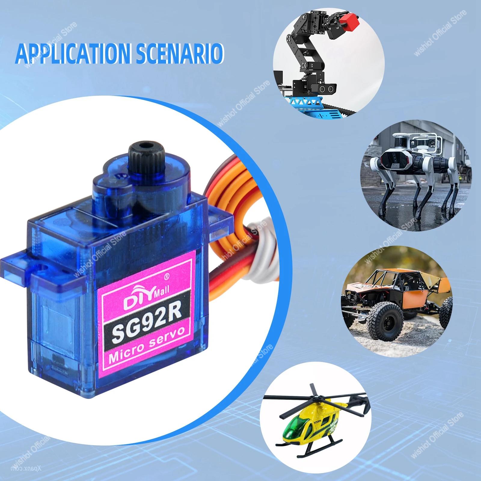 SG92R Micro Servo Motor 4.8-6V - Drone Rc Aircraft reseña y precio