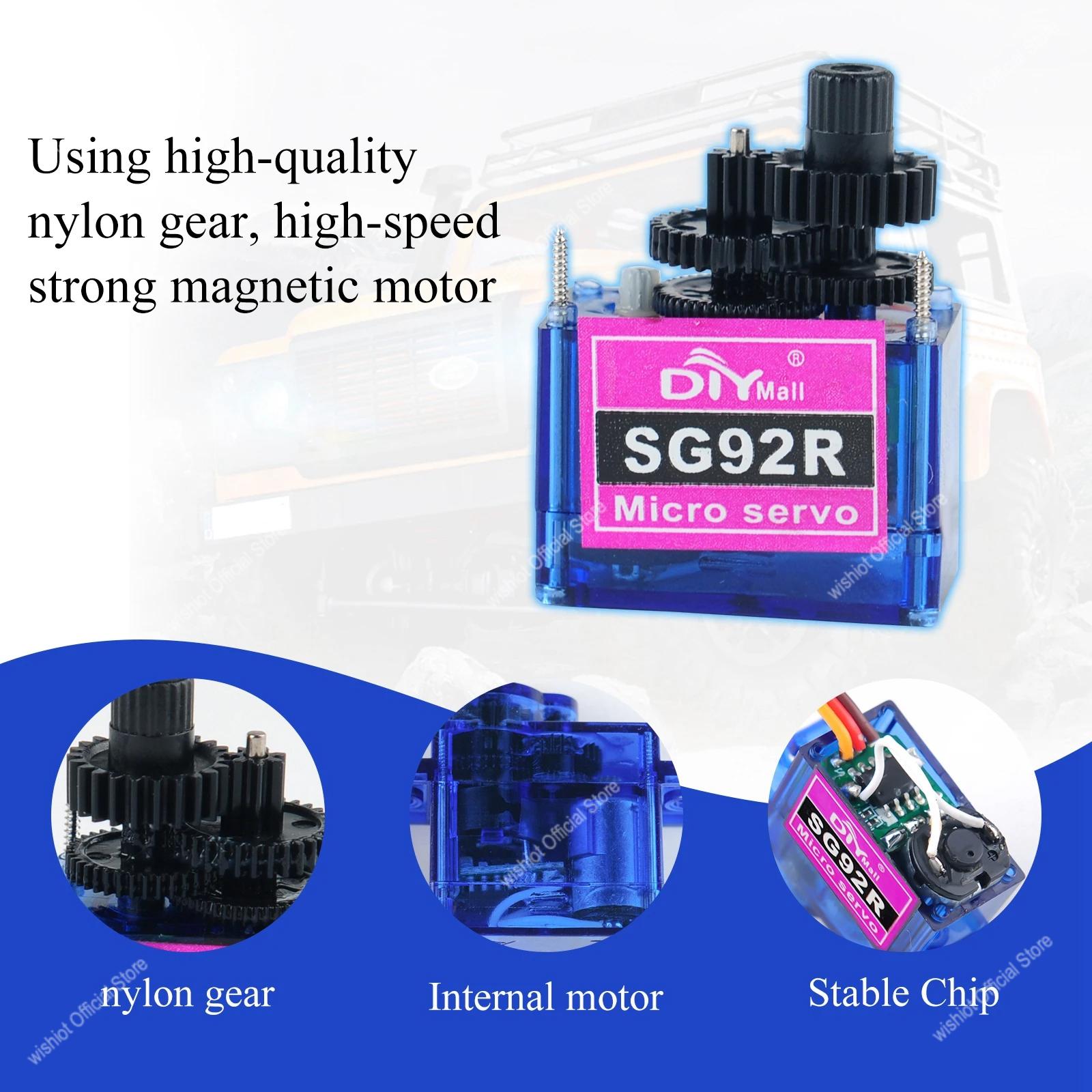 SG92R Micro Servo Motor 4.8-6V - Drone Rc Aircraft reseña y precio