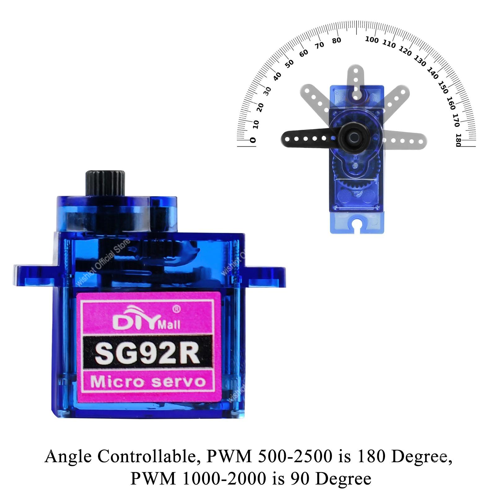 SG92R Micro Servo Motor 4.8-6V - Drone Rc Aircraft reseña y precio