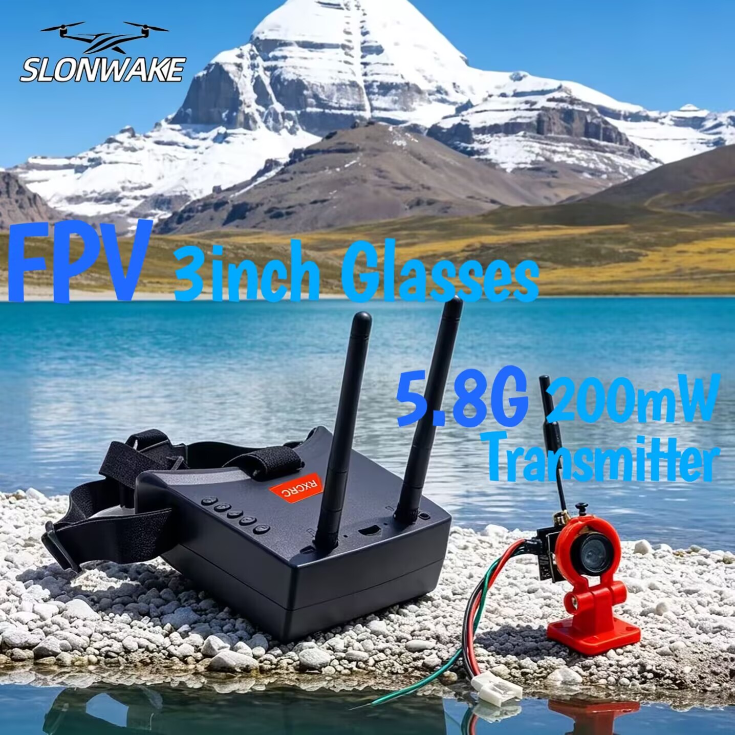 SLONWAKE 5.8G Analog VTX Trans - Drone Rc Camera reseña y precio
