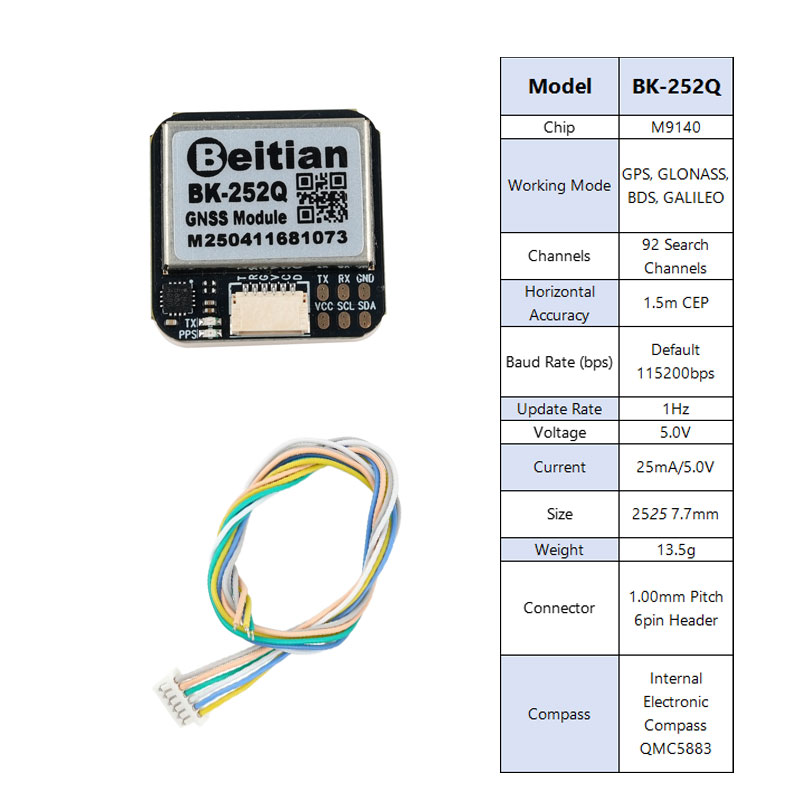Beitian BK-252Q GPS GNSS Modul - Gps Module Drone reseña y precio