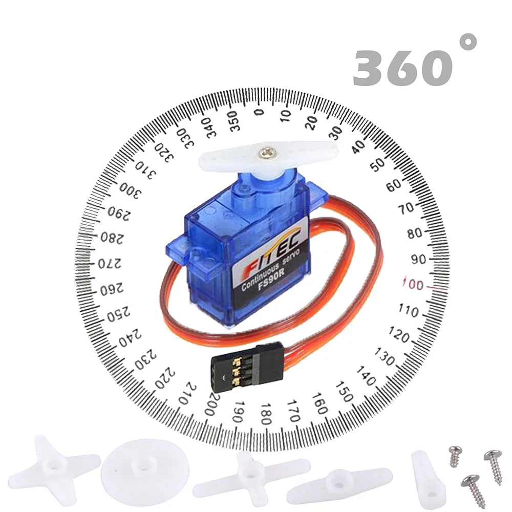 4Sets Feetech FS90R Servo 360  - Drone Rc Aircraft reseña y precio