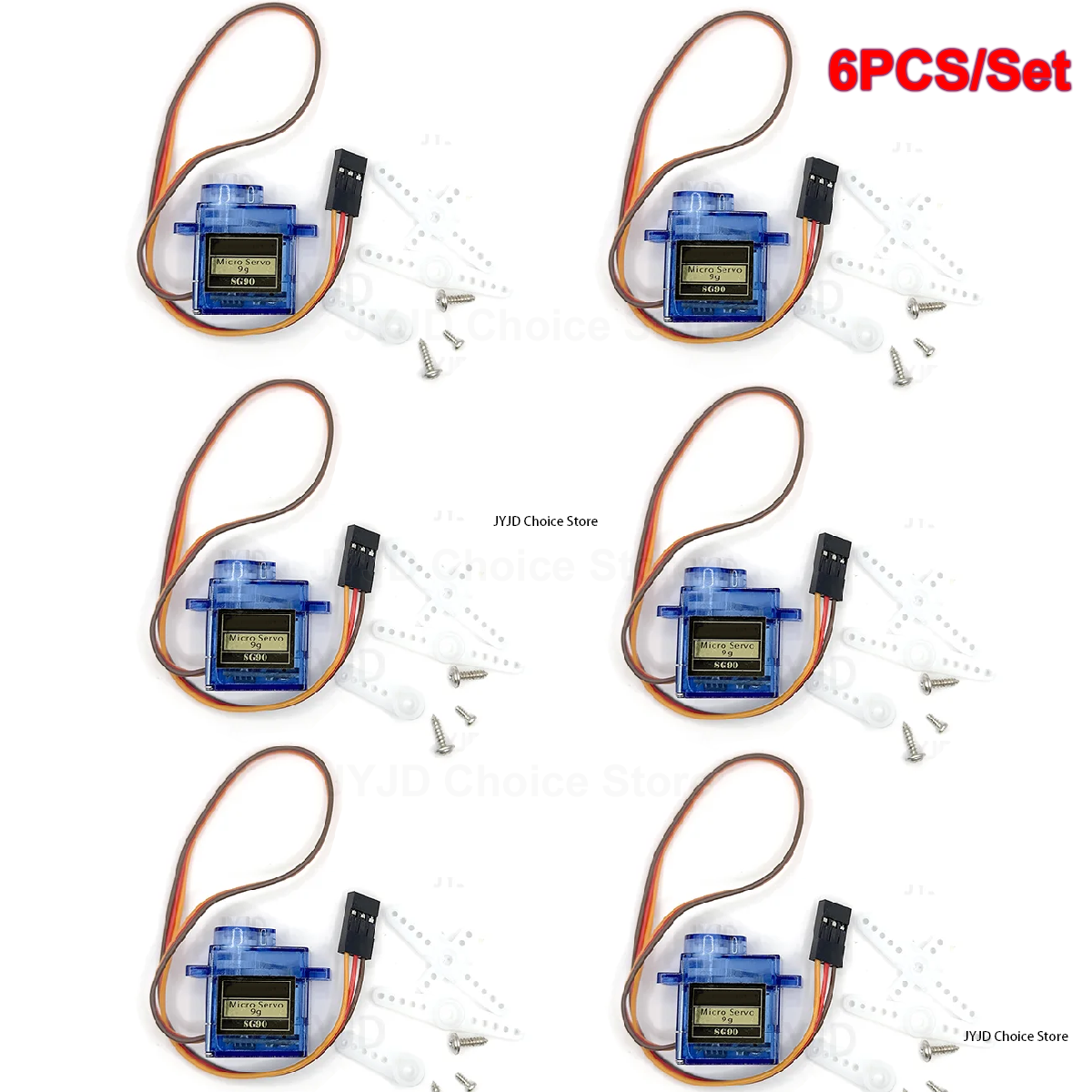 6pcs Sg90 9g Micro Servo Motor - Drone Rc Aircraft reseña y precio
