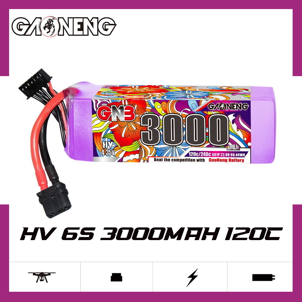 GNB Lipo Battery 6S 22.8V 3000 - Drone Lipo Battery reseña y precio