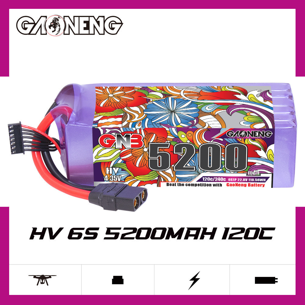 GNB Lipo Battery 6S 22.8V 3000 - Drone Lipo Battery reseña y precio